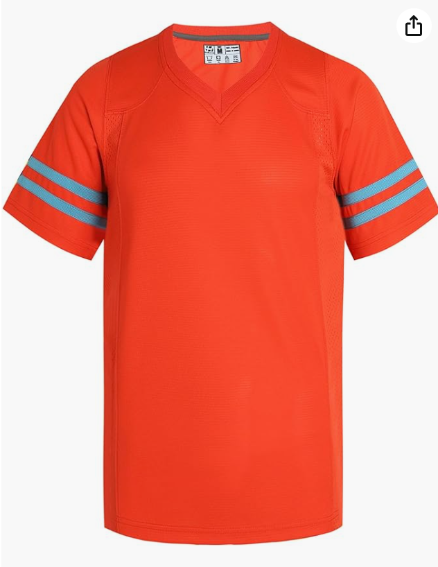 American Football Jerseys for Men Unisex Replica Plain Workout Sport Game Shirts Casual Outwear - Image 3