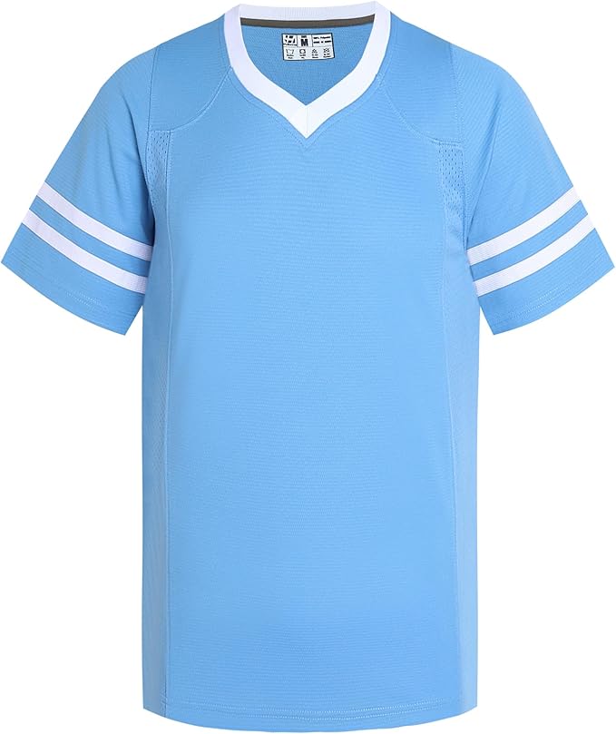 American Football Jerseys for Men Unisex Replica Plain Workout Sport Game Shirts Casual Outwear - Image 6